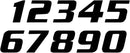 One Series Numbers Black | 43100783
