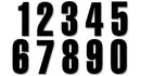 Number Kit Black | 43100807