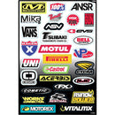 Factory Effex Sponsor Sticker Kit C Multi