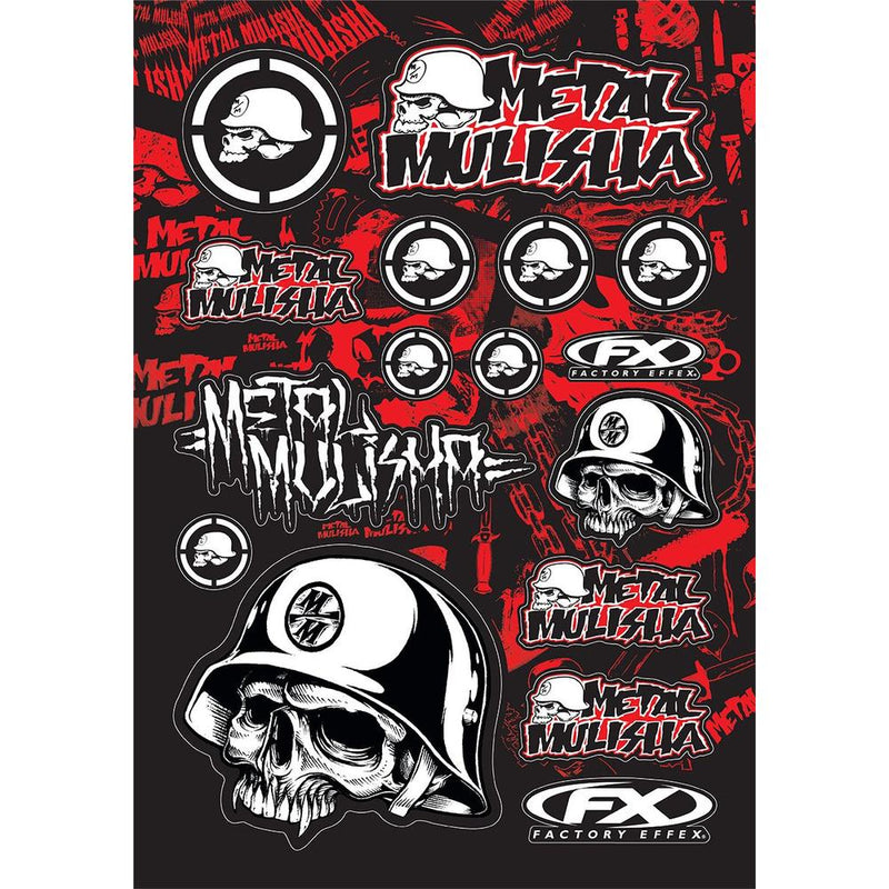 Factory Effex Sponsor Sticker Kit MM Multi