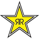 Factory Effex Rockstar Star 1 Feet Die Cut Decal White / Yellow