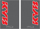 Fork Stickers Red / White