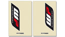 Fork Stickers Black / Red / White | 43201773