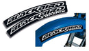 Sponsor Decals Black / Blue / White