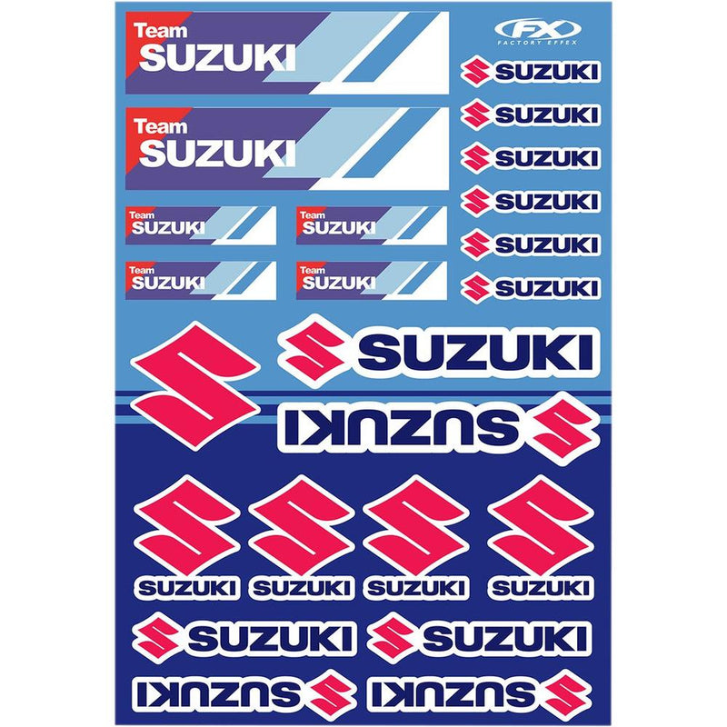 Factory Effex Sticker Sheet Blue / Red