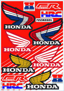 Sticker Sheet Red / White / Yellow - 35 CM