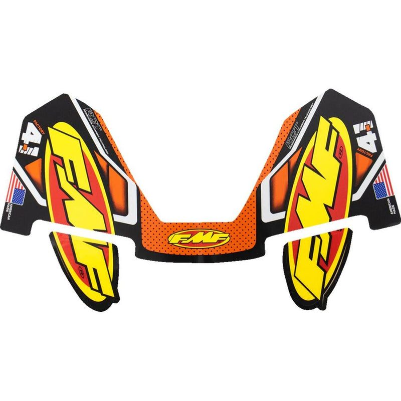 FMF Colorways 4.1 Exhaust Replacement Decal Blue / Yellow