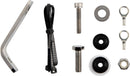 Low Mount Antenna Relocation Kit Polished For Harley Davidson FLHR 1584 2009-2011
