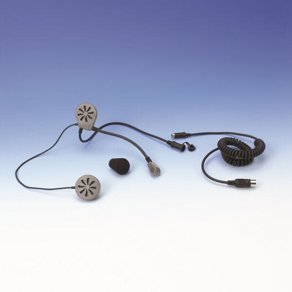 Helmet Headset 5 PIN DIN Black For Harley Davidson FLHT 1340 1996-1998