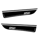 3D Motorcycle Stickers - Tank Sides Black Moto Guzzi V7 2021>Current