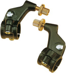 Two-Piece Black Lever Holder Black For Kawasaki KD 125