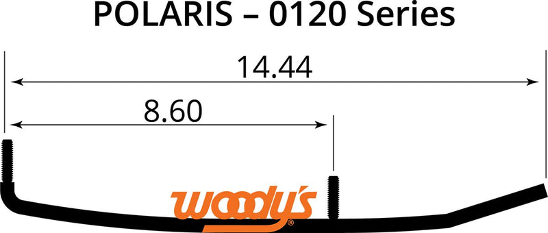 Wear Bars for Mini Sleds Black For Polaris INDY 120 2014-2023
