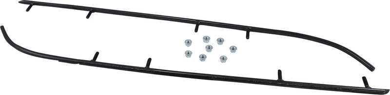 Extender Trail III Flat-Top Wear Bars Black For Arctic Cat BEARCAT 550 1995-1996 - 7.87 MM