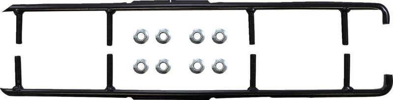 Extender Trail III Flat-Top Wear Bars Black For Arctic Cat Z 370 2000-2006 - 9.70 MM