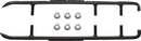 Extender Trail III Flat-Top Wear Bars Black For Ski-Doo (BRP) FREESTYLE 300 2006 - 9.70 MM