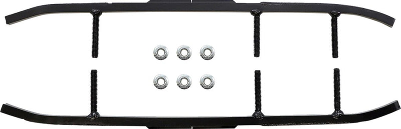 Extender Trail III Flat-Top Wear Bars Black For Polaris RMK 900 2005-2006 - 7.87 MM