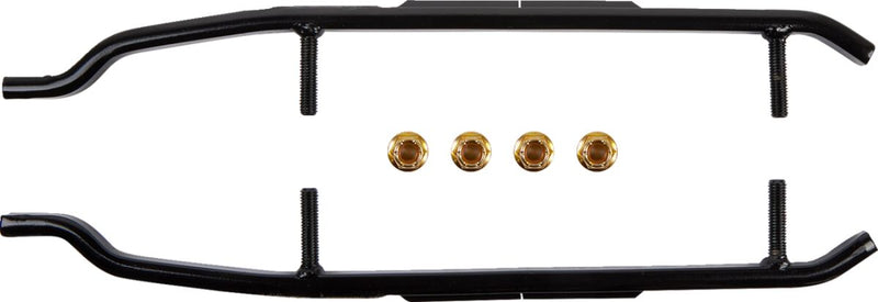 Wear Bars for Mini Sleds Black For Yamaha SNOSCOOT 200 ES 2019-2023