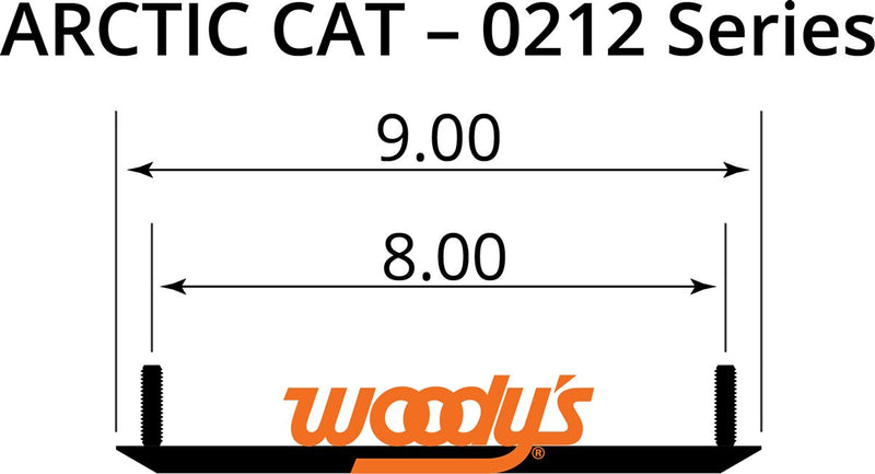 Wear Bars for Mini Sleds Black For Arctic Cat ZR 200 2018
