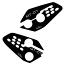 3D Motorcycle Stickers - Heel Pads For Yamaha MT-07 2021>2024