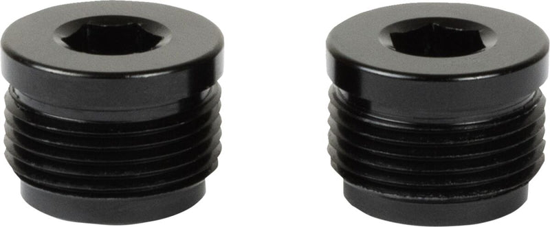 Revo-F Pedal End Caps Black