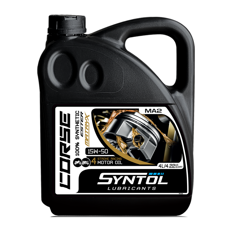 Corse 4T 15W-50 Motorcycle Engine Oil - 4 Litre