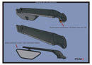 Aileron Mirrors Black For Kawasaki Ninja ZX-6R 2023-Current