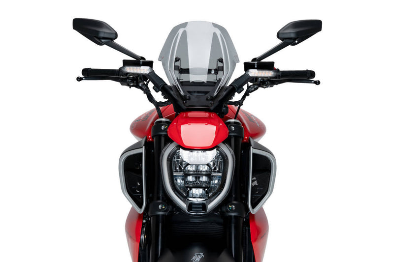 Adjustable Sport Screen Light Smoke For Ducati Diavel V4 2024-Current