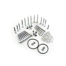 Allen XL Side Cover Mount Kit Chrome For 91-03 XL NU