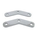 Softail Passenger Peg Riser Brackets Chrome For 84-99 Softail