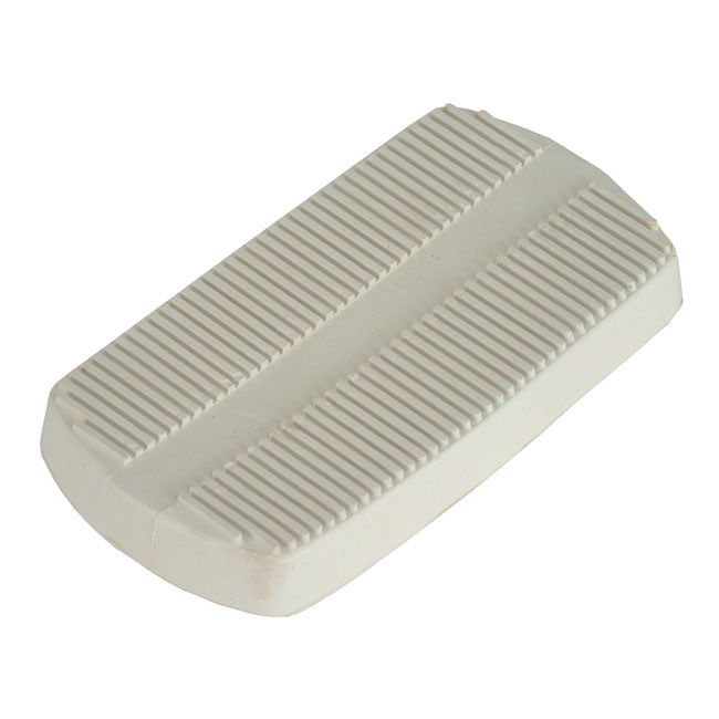 Rubber Pad Brake Pedal White