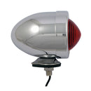 Bullet Marker Light Chrome Red Lens Sf Stud Mount