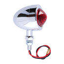 Bullet Marker Light Chrome Red Lens Df Ext Stud Mount