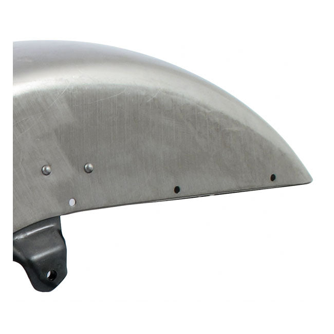 FL Front Fender Raw Steel With Trim Holes