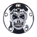 Skull Point Cover 5-Hole Chrome For 99-17 Twin Cam NU