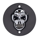 Black & Chrome Skull Point CVR Vertical For 86-03 XL NU