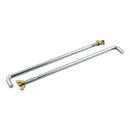 Battery Hold Down Rod Set 6-Volt Chrome For 36-64 FL NU