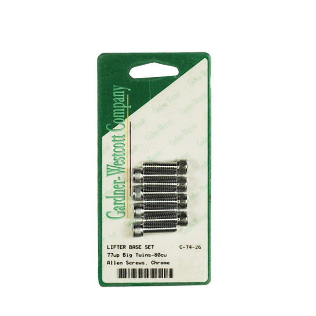 Tappet Block Mount Kit Allenhead Chrome For 06-22 XL NU