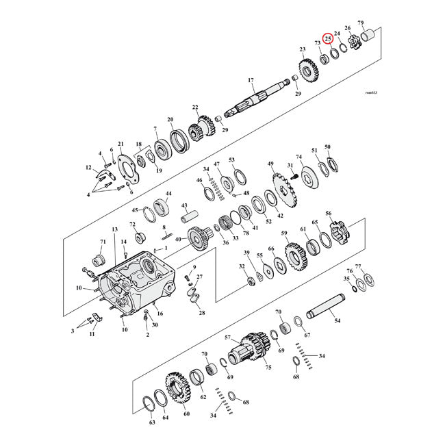 WashMainsh2Nd & 3Rd Gear+005 For 36-86 FL