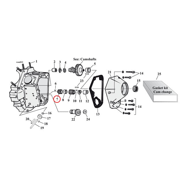 Drive Gear Oil Pump - 5 Teeth