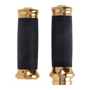 Handlebar Grip Set Caliber Brass For 08-21 H-D With E-Throttle Excl. 18-21 FLTRXSE