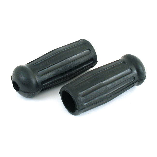 35-47 Style Replica Grip Set For Early H-D Models With Internal Throttle & Ignition Advance Black