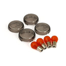 Bullet Turn Signal Lens Kit Smoke For 02-17 V-Rod NU