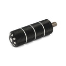 Bomber Shift/Brake Peg Set Knurled Black Cm