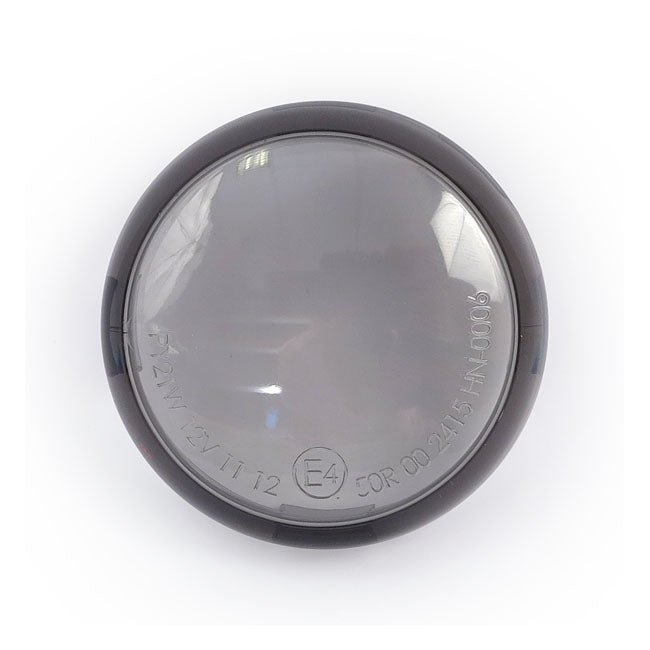 Turn Signal Lens Bullet Smoke 00-24 H-D