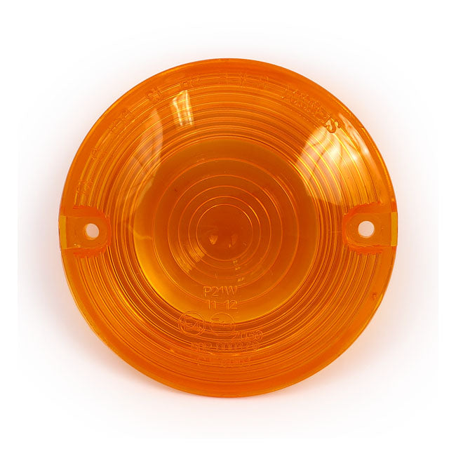 Replacement Turn Signal Lens Flat Lens Amber