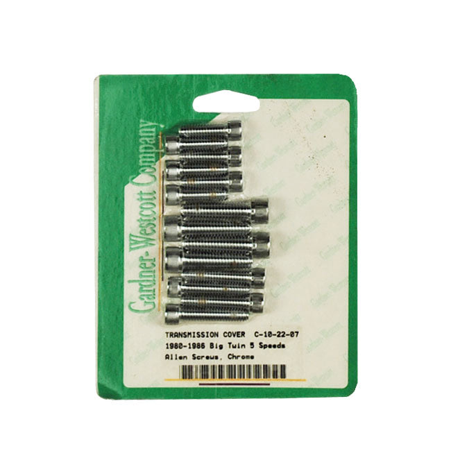 Trans Side Cover Screw Kit Allen Head For 80-86 5-Sp B.T. NU