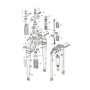 Softail Springer Shock Absorber Front Chrome