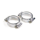 Intake Clamps Heavy-Duty Chrome For 57-78 XL