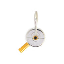 Monster-Show Petcock Round Body Left Outlet Chrome For 66-74 Big Twin