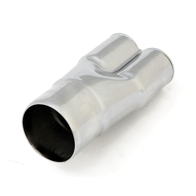 2-1 Exhaust Collector Chrome